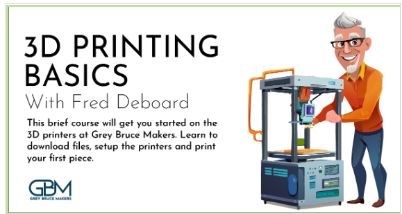 Event image 3D Printing Basics w/ Fred DeBoard - March 18th